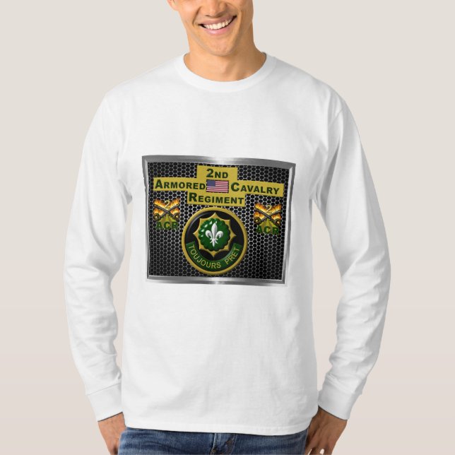 2nd Armored Cavalry Regiment “Always Ready” T-Shirt (Front)
