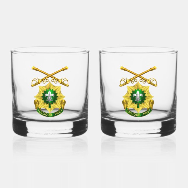  2nd Armoured Cavalry Regiment ACR Whiskey Glass (Front)