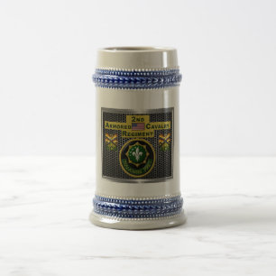 2nd Armoured Cavalry Regiment “Always Ready” Beer Stein