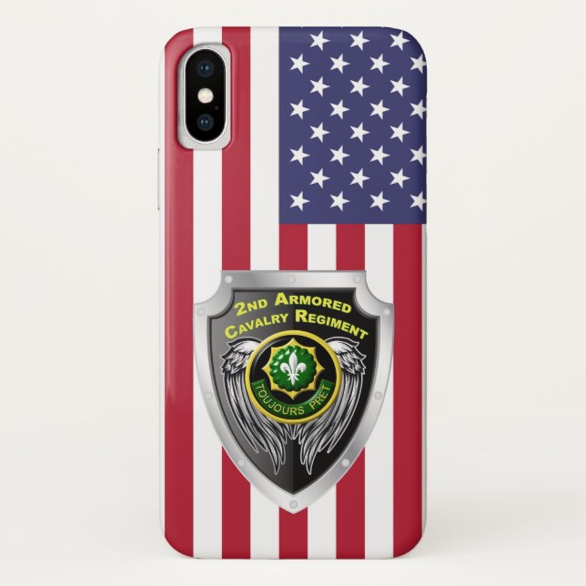 2nd Armoured Cavalry Regiment Case-Mate iPhone Case (Back)