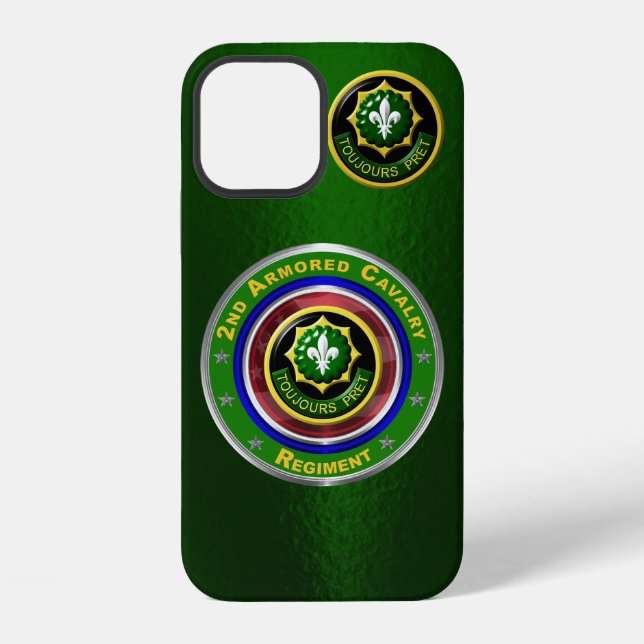 2nd Armoured Cavalry Regiment Customised iPhone Case (Back)