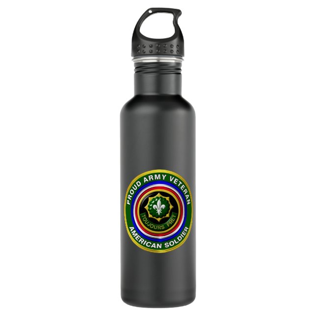 2nd Armoured Cavalry Regiment Veteran  710 Ml Water Bottle (Front)