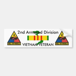 2nd Armoured Div bumper sticker