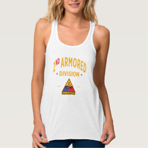 2nd Armoured Division - "Hell on Wheels" Women Singlet