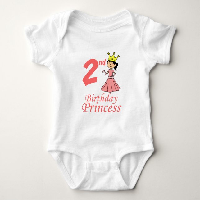 2nd Baby Princess Baby Bodysuit (Front)