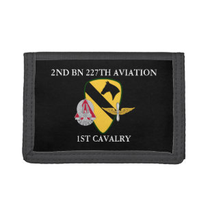 2ND BATTALION 227TH AVIATION 1ST CAVALRY  TRIFOLD WALLET