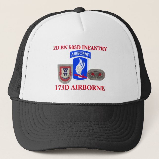 2ND BATTALION 503D INFANTRY 173RD AIRBORNE HAT (Front)