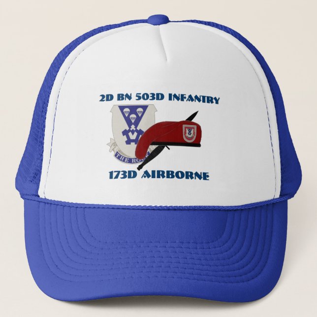 2ND BATTALION 503D INFANTRY 173RD AIRBORNE HAT (Front)
