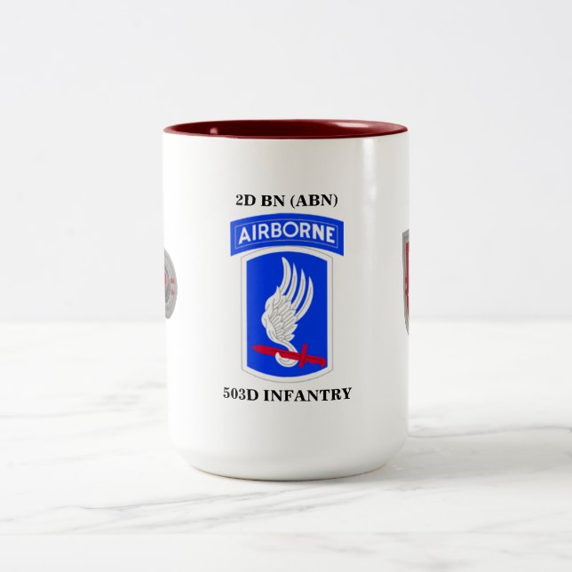 2ND BATTALION 503RD INFANTRY MUG (Center)