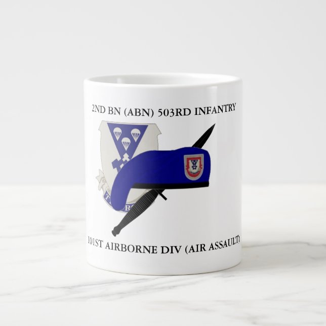2ND BATTALION (ABN) 503RD INFANTRY JUMBO MUG (Front)