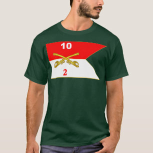 2nd Battalion Squadron 10th Cavalry Guidon T-Shirt