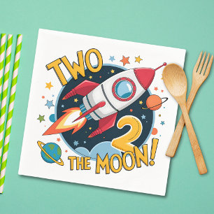 2nd Birthay Two the Moon Napkin