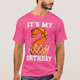 2Nd Birthday Basketball T-Shirt