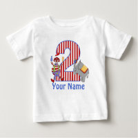 2nd Birthday Circus Personalised Shirt