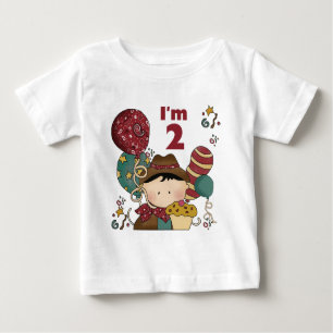2nd Birthday Cowboy T-shirts and Gifts