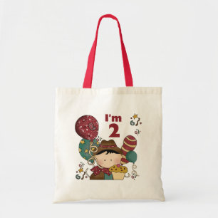 2nd Birthday Cowboy T-shirts and Gifts Tote Bag
