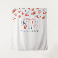 2nd birthday fruit red summer children's party