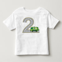2nd Birthday Garbage Truck T-shirt