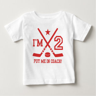 2nd Birthday Hockey Baby T-Shirt