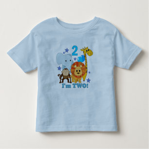 2nd Birthday Jungle Toddler T-Shirt