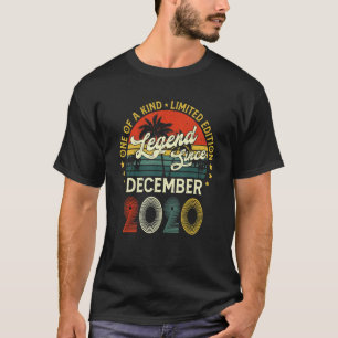 2nd Birthday  Legend Since December 2020 2 Years O T-Shirt