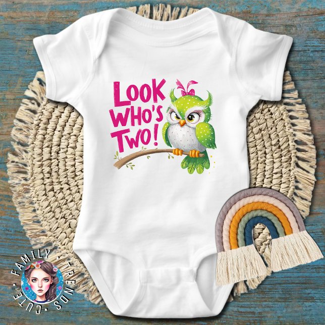 2nd Birthday Look Whos Two Baby Bodysuit (Creator Uploaded)