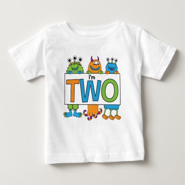 2nd Birthday Monster Tee (Front)