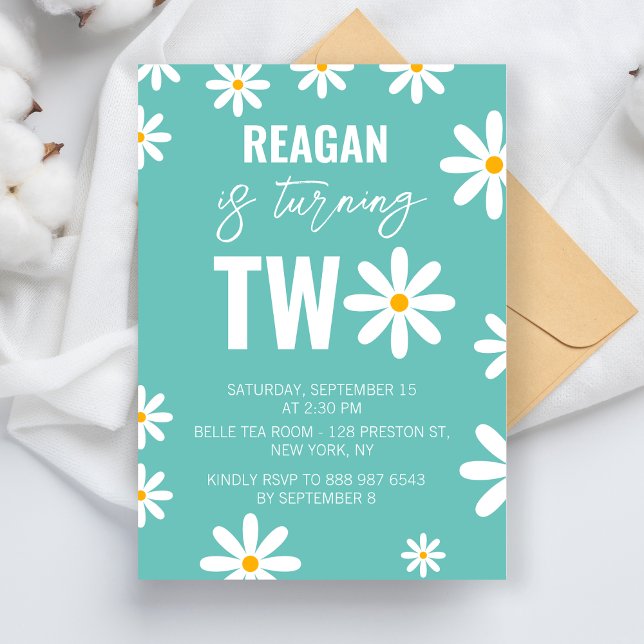 2nd Birthday Party Supplies For Boys Girls Kids Invitation (Creator Uploaded)