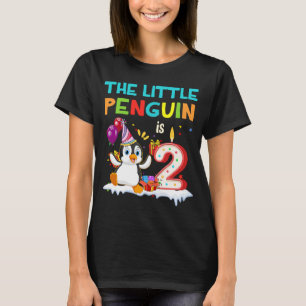 2nd Birthday Penguin Birthday 2 Year Old T-Shirt