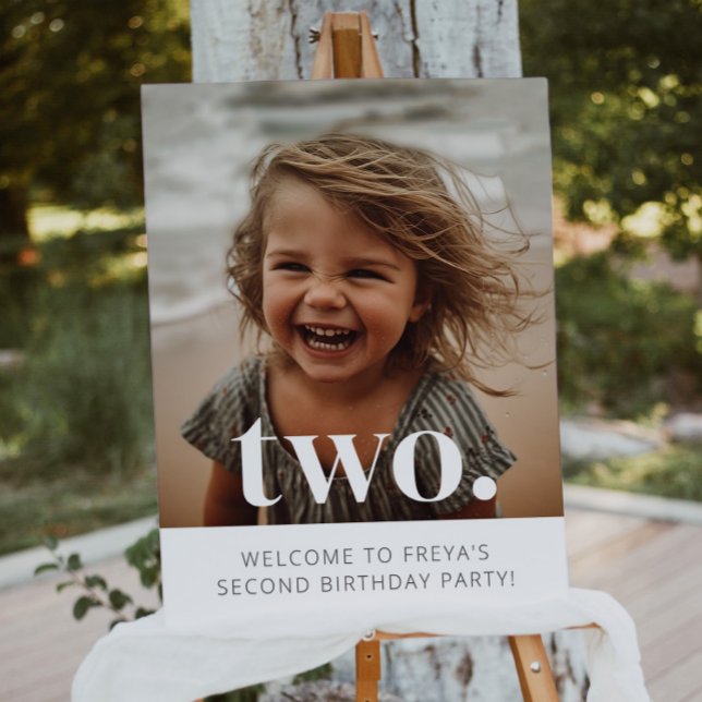 2nd Birthday Photo Welcome Sign (Creator Uploaded)