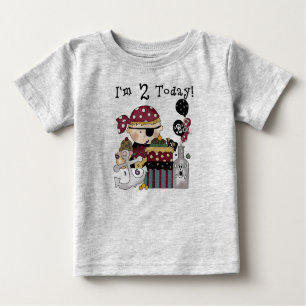 2nd  Birthday Pirate Tshirts and Gifts
