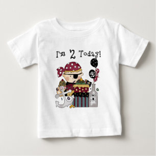 2nd  Birthday Pirate Tshirts and Gifts