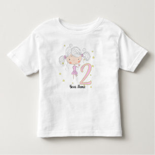 2nd Birthday Princess Toddler T-Shirt