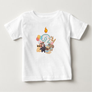 2nd Birthday Puppies & Kittens Boys or Girls Baby T-Shirt