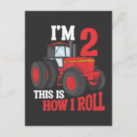 2nd Birthday Tractor loving Kid 2 Year Old Farmer
