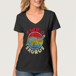 2nd Birthday Two O Saurus I Ankylosaurus I Family T-Shirt