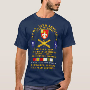 2nd Bn 12th Artillery 105155mm 8th ID Baumholder G T-Shirt