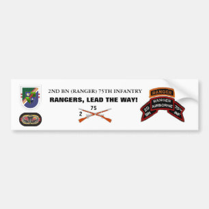2nd Bn RANGER Bumper Sticker