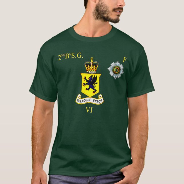 2nd bn Scots Guards F Company T-Shirt (Front)