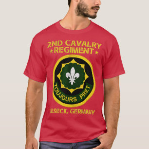 2nd Cavalry Regiment  2nd CR vets  Vilseck Germany T-Shirt
