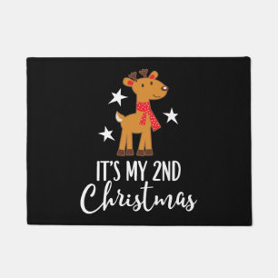 2nd Christmas Reindeer Doormat