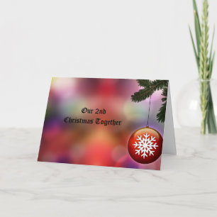2nd Christmas Together Christmas Card