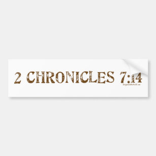 2nd Chronicles 7:14 Bumper Sticker