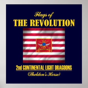 2nd Continental Light Dragoons Poster