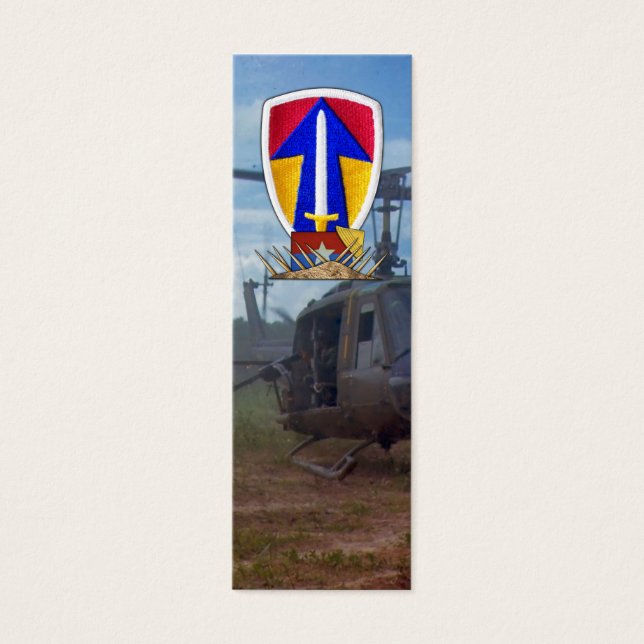 2nd Field Force patch Vietnam War bookmarkers (Front)