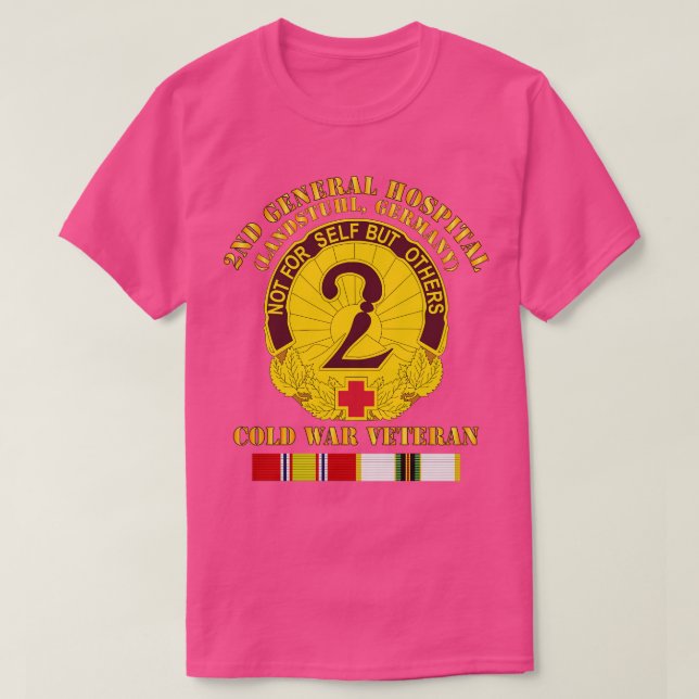 2nd General Hospital Landstuhl FRG w COLD SVC T-Shirt (Design Front)