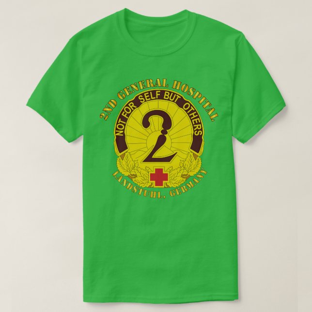 2nd General Hospital Landstuhl Germany T-Shirt (Design Front)