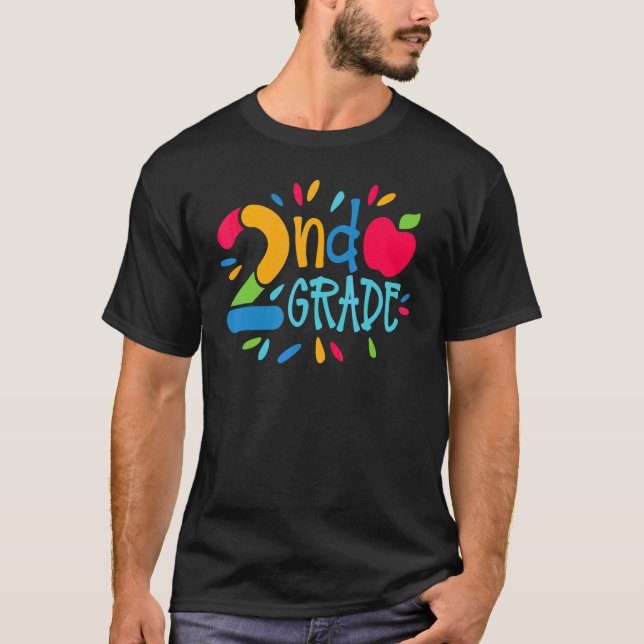 2nd Grade  Back To School T-Shirt (Front)