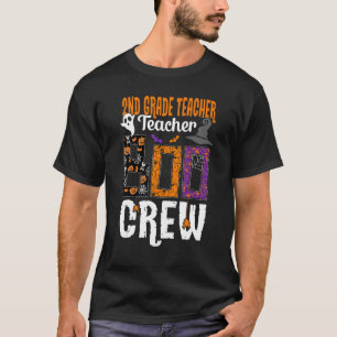 2nd Grade Boo Crew Teacher Student Halloween Cost T-Shirt