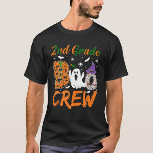 2nd Grade Boo Crew Teacher Student Halloween secon T-Shirt